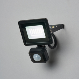 Fergus Small Outdoor 10 Watt LED Flood Light with PIR Sensor - Black - thumbnail 2
