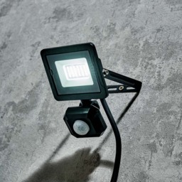 Fergus Small Outdoor 10 Watt LED Flood Light with PIR Sensor - Black - thumbnail 7