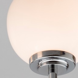 Preston 1 Light Bathroom Globe Wall Light - Chrome - thumbnail 4