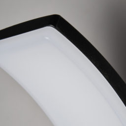 Bengle 12 Watt LED Curved Outdoor Wall Light - Black - thumbnail 4