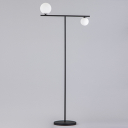 Darl 2 Light Floor Lamp - Black - thumbnail 3
