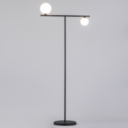 Darl 2 Light Floor Lamp - Black - thumbnail 2
