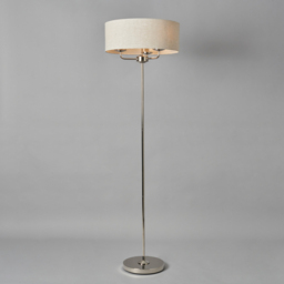Celia 3 Light Floor Lamp - Polished Nickel - thumbnail 2