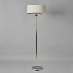 Celia 3 Light Floor Lamp - Polished Nickel - thumbnail 3