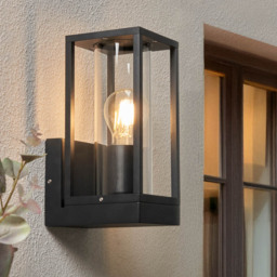 Aster Outdoor Box Wall Lantern - Black - thumbnail 5