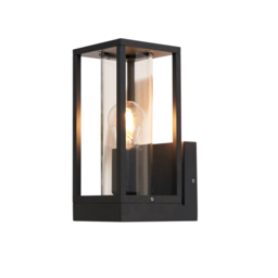 Aster Outdoor Box Wall Lantern - Black
