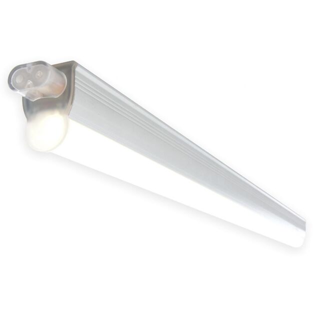 Logan 113cm Natural White LED Under Kitchen Cabinet Link Light - Aluminium - image 1