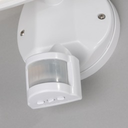 Alma Single 10 Watt LED Outdoor Flood Light with PIR Sensor - White - thumbnail 4