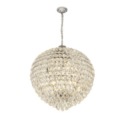 Visconte Maine 16 Light Crystal Chandelier - Chrome - thumbnail 8