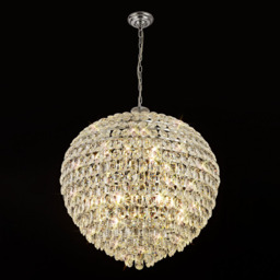 Visconte Maine 16 Light Crystal Chandelier - Chrome - thumbnail 2