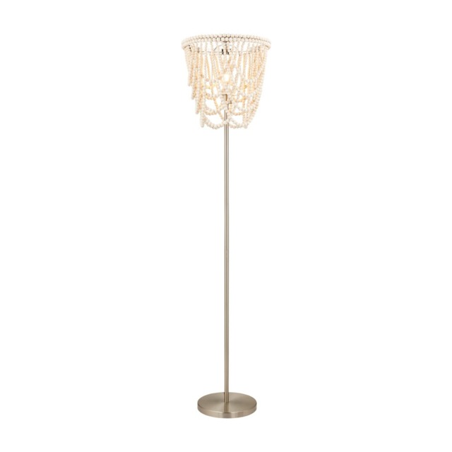 Pilli Beaded Floor Lamp - Natural - image 1