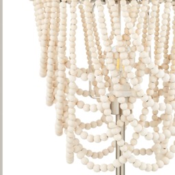 Pilli Beaded Floor Lamp - Natural - thumbnail 6