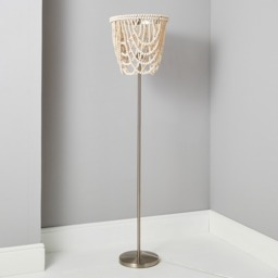 Pilli Beaded Floor Lamp - Natural - thumbnail 3