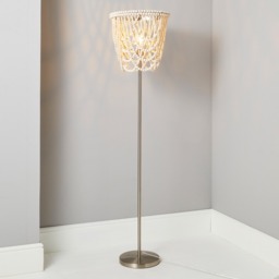 Pilli Beaded Floor Lamp - Natural - thumbnail 2