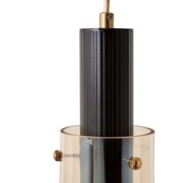 Visconte Atrani 1 Light Ceiling Pendant with Ombre Shade - Champagne - thumbnail 9