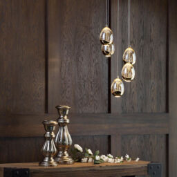 Visconte Bulla 5 Light LED Spiral Cluster Ceiling Pendant Light - Gold - thumbnail 7