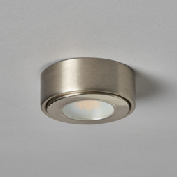 Circular LED Under Cabinet Light Warm White - Satin Nickel - thumbnail 3