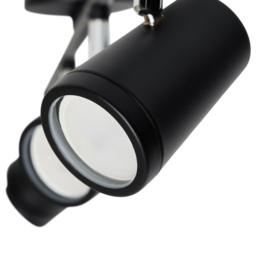 Trisha 4 Light Bathroom Ceiling Spotlight Bar - Black - thumbnail 6