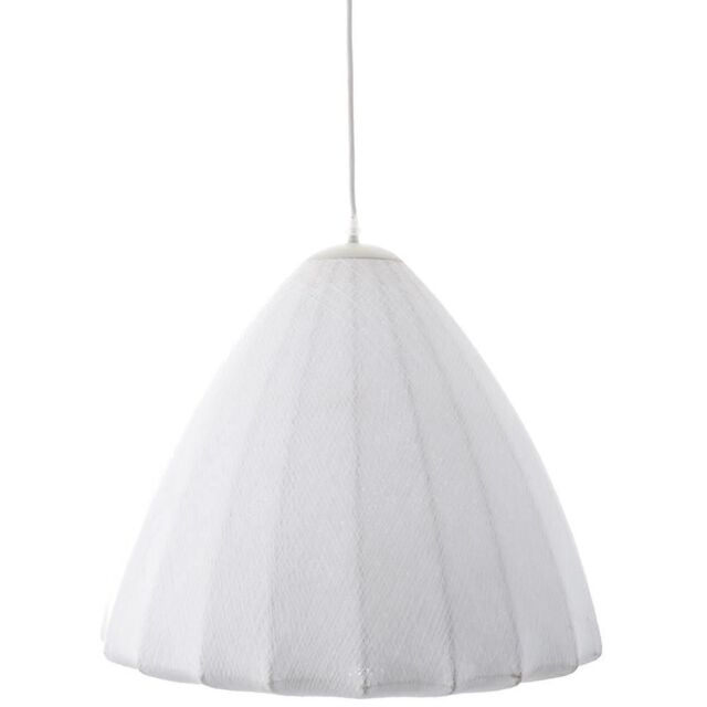 Pendant Ceiling Light Lunar Fabric 1 Light White - image 1