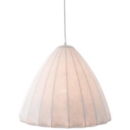 Pendant Ceiling Light Lunar Fabric 1 Light White - thumbnail 8