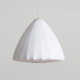 Pendant Ceiling Light Lunar Fabric 1 Light White - thumbnail 4