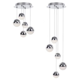 Visconte Corona 5 Light Cluster Ceiling Pendant - Chrome - thumbnail 3