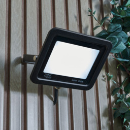 2 Pack of Mears Outdoor LED 30 Watt Slimline Wired Flood Lights - Black - thumbnail 3