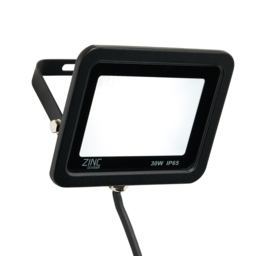 2 Pack of Mears Outdoor LED 30 Watt Slimline Wired Flood Lights - Black - thumbnail 2