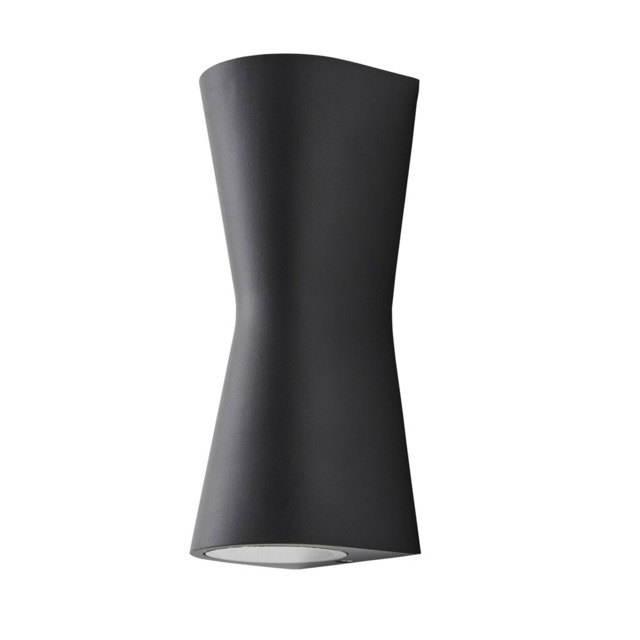 Keila Outdoor Egg Timer Style LED Up and Down Wall Light - Anthracite - image 1
