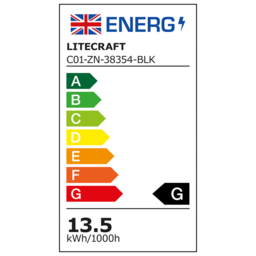 Pictor LED Opal Panel Outdoor Wall Light - Black - thumbnail 8