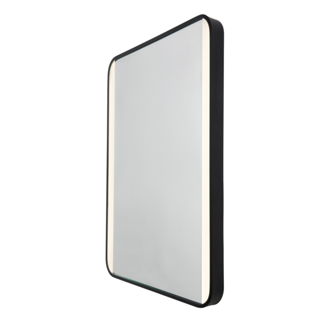 Aiga LED Bathroom Mirror with Motion Sensor and Demist - Matte Black - image 1