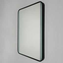 Aiga LED Bathroom Mirror with Motion Sensor and Demist - Matte Black - thumbnail 3