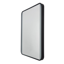 Aiga LED Bathroom Mirror with Motion Sensor and Demist - Matte Black - thumbnail 6