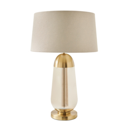Visconte Bacoli Large Table Lamp - Champagne and Brass - thumbnail 5