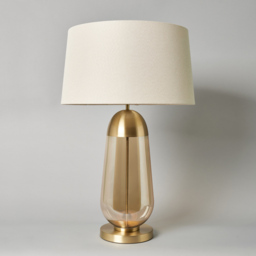 Visconte Bacoli Large Table Lamp - Champagne and Brass - thumbnail 3