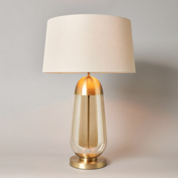 Visconte Bacoli Large Table Lamp - Champagne and Brass - thumbnail 2