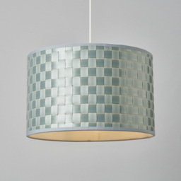 Sovin Woven Easy to Fit Drum Shade - Silver - thumbnail 2