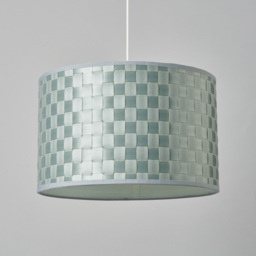 Sovin Woven Easy to Fit Drum Shade - Silver - thumbnail 3