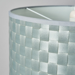 Sovin Woven Easy to Fit Drum Shade - Silver - thumbnail 4