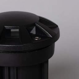 1 Light 8 Way Outdoor Driveway or Deck Recessed Uplighter - Black - thumbnail 4