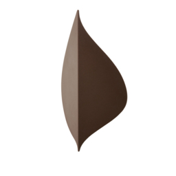 Arow LED Leaf Style Outdoor Wall Light - Rust - thumbnail 1