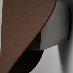 Arow LED Leaf Style Outdoor Wall Light - Rust - thumbnail 4