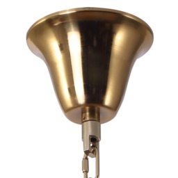 Visconte Cascata 18 Light Prism Ceiling Pendant - Satin Brass - thumbnail 3