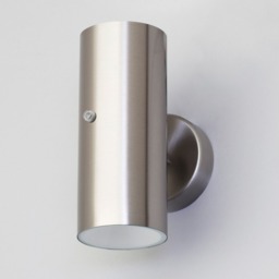 Lem Outdoor 2 Light LED Wall Light With Photocell Sensor - Stainless Steel - thumbnail 3