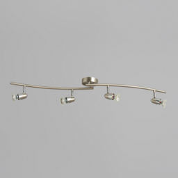 Ronja 4 Light Ceiling Spotlight Bar with LED Bulbs - Chrome - thumbnail 3