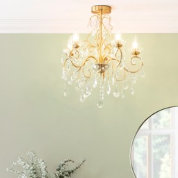 Vara 5 Light Bathroom Chandelier - Satin Brass - thumbnail 6