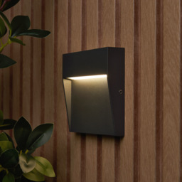 Ciar 10cm Square LED Outdoor Guide Wall Light - Anthracite - thumbnail 7