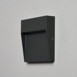 Ciar 10cm Square LED Outdoor Guide Wall Light - Anthracite - thumbnail 3