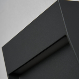 Ciar 10cm Square LED Outdoor Guide Wall Light - Anthracite - thumbnail 4