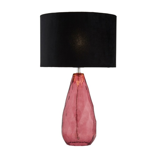 Parma Glass Table Lamp - Plum - image 1
